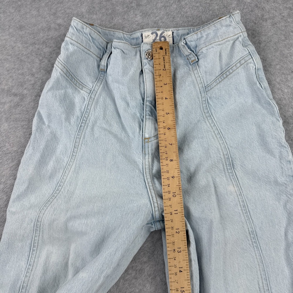 We The Free Free People Jeans Sz 26 Florence Flare Leg High Waist Bareback - Picture 8 of 16